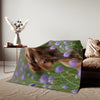 Sweatshirt Blanket – Plush Fleece Throw, 2 Size Options