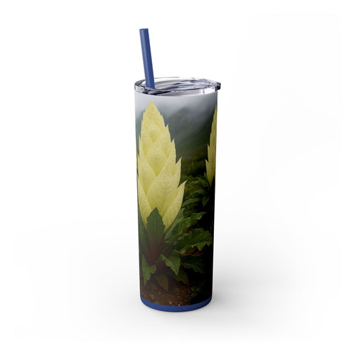 Skinny Tumbler with Straw – 20 oz Stainless Steel Cup