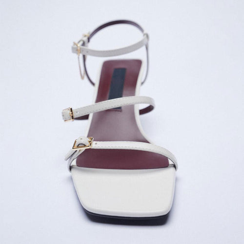 Summer Spain Za Womens Shoes Square Head