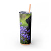 Skinny Tumbler with Straw – 20 oz Stainless Steel Cup