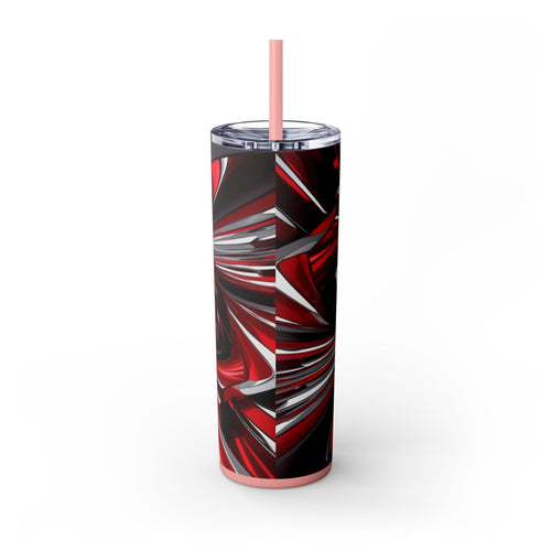 Skinny Tumbler with Straw – 20 oz Stainless Steel Cup