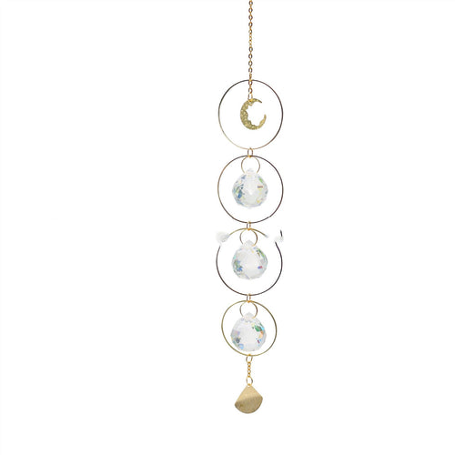 Garden Crystal Pendant Moon Star Sun Catcher New Product