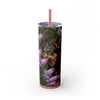 Skinny Tumbler with Straw – 20 oz Stainless Steel Cup