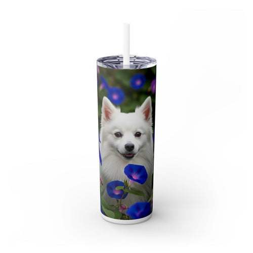 Skinny Tumbler with Straw – 20 oz Stainless Steel Cup