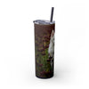 Skinny Tumbler with Straw – 20 oz Stainless Steel Cup