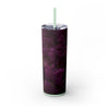 Skinny Tumbler with Straw – 20 oz Stainless Steel Cup