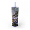 Skinny Tumbler with Straw – 20 oz Stainless Steel Cup