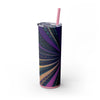 Skinny Tumbler with Straw – 20 oz Stainless Steel Cup