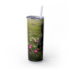 Skinny Tumbler with Straw – 20 oz Stainless Steel Cup