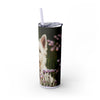 Skinny Tumbler with Straw – 20 oz Stainless Steel Cup