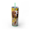 Skinny Tumbler with Straw – 20 oz Stainless Steel Cup