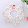 360° rotating flower waterproof saliva towel