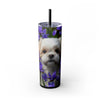 Skinny Tumbler with Straw – 20 oz Stainless Steel Cup