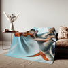 Sweatshirt Blanket – Plush Fleece Throw, 2 Size Options