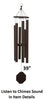 Amish Handmade Wind Chimes 37”–53” – Deep Tone Aluminum Outdoor Chimes