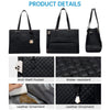 2-in-1 Travel Tote: Laptop & Insulated Lunch Bag. Ideal for Business, Work, Nursing, Office, College, Casual Use