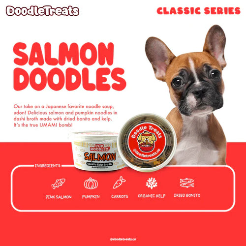Doodle Treats Salmon Doodles for Dogs & Cats