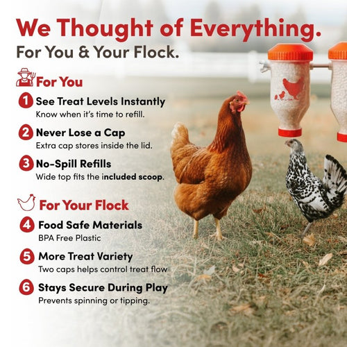 RentACoop Small Chicken Treat Dispenser