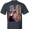 Trump Fight 45 47 Shirt | Political 2024 Shirt | Trump Supporters Backside Shirt Dark T1220 - GOP