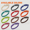 Soft Leather Round Dog Collar