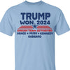 Trump Won 2024, Trump 47th President, Trump Dream Team Activated Shirt Bright T1710 - GOP