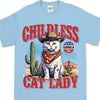 Childless Cat Lady Shirt | Kamala Harris 2024 Shirt | Democrat Shirt Bright T1239 - KH2