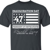 Election Inauguration Day, Trump 47th President Shirt, President Trump Won Shirt Dark T1698 - GOP