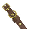 Plain Leather Dog Collar