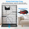50 Inch 3-Tier Cat Cage with Plastic Platforms CT52