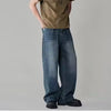 Vintage High-street Straight-leg Loose Wide-leg Jeans