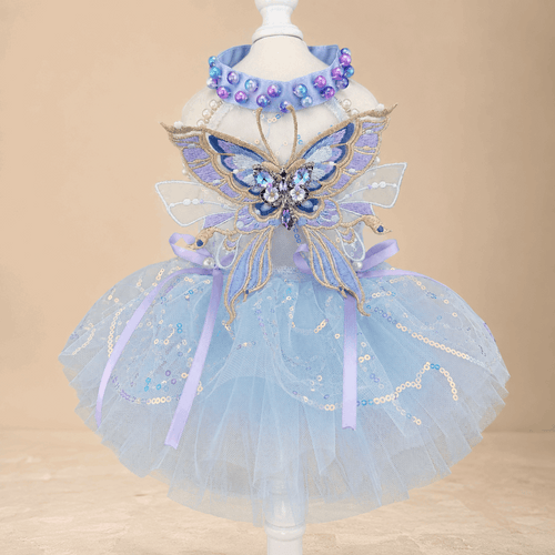 Butterfly Tulle Pet Dress for Dogs and Cats