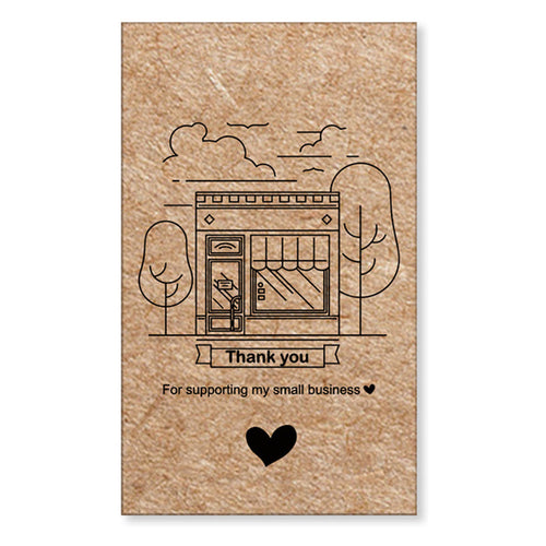 English Holiday Thank You Simple And DIY Creative Greeting Card