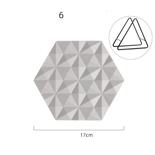 Table Insulation Pad Silicone Light Luxury Placemat Anti-scalding Anti-slip Pad