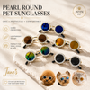 Pearl Round Pet Sunglasses for Dogs and Cats