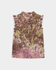 BEAUTIFUL PURPLE GITTER DESIGN CREATED BY FLIPSTYLEZ Women's All-Over Print Ruffle Sleeve Top