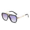 New Texture Fashion Metal Mayba Sunglasses Personalized Punk