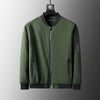 BLACK  Plus Size Loose Clothes Men's Stand-up Collar Jacket