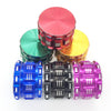 New Metal Sound Pattern Polygonal Aluminum Alloy 4-layer Smoke Grinder