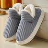 New Women Cotton Slippers  Slippers Warm Cotton Plush Shoes Fleece Fluffy