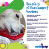 Peace Christmas Tree emat - Enrichment Lick Mat for Dogs and Cats | Christmas Tree design | SodaPup