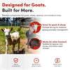 RentACoop Electric Anti-Predator Goat Fence - Suitable for Goats and Larger Animals - Energizer Not Included - 168 L x 42 H