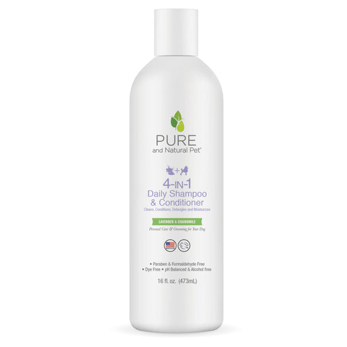 4-in-1 Daily Shampoo & Conditioner (Lavender & Chamomile)
