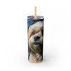 Skinny Tumbler with Straw – 20 oz Stainless Steel Cup