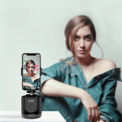 PODCAST 360 Degree Intelligent  FACE Tracking Pan DACING Tilt SPIN  CAMERA