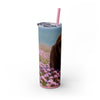 Skinny Tumbler with Straw – 20 oz Stainless Steel Cup