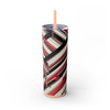 Skinny Tumbler with Straw – 20 oz Stainless Steel Cup