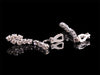 Hao Yue jewelry set, foreign trade explosion jewelry, bridal jewelry four sets, wedding match crystal jewelry set