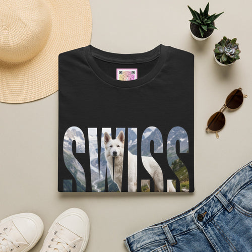 White Swiss Mountain Dog Tee Shirt
