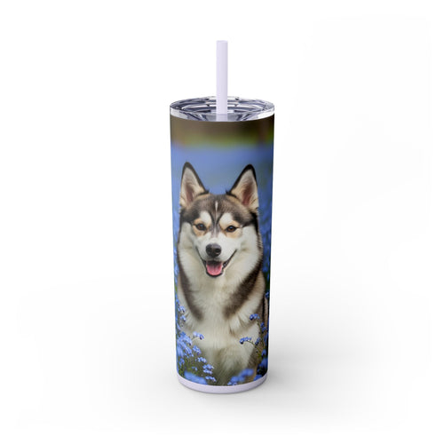 Skinny Tumbler with Straw – 20 oz Stainless Steel Cup