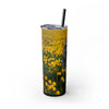 Skinny Tumbler with Straw – 20 oz Stainless Steel Cup